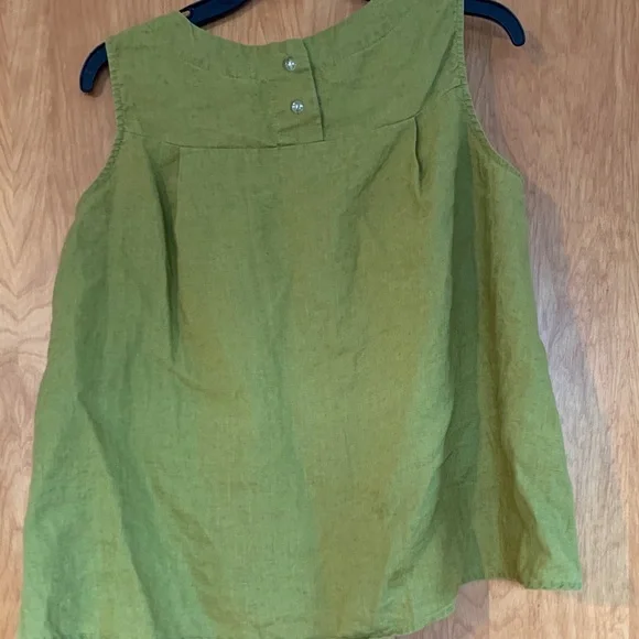 IXIMO 100% Linen A line tank summer capsule minimalist quiet luxury basic szM - Picture 6 of 8